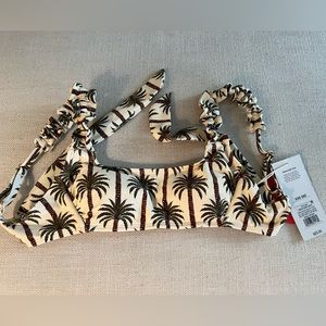 Women's Palm Print Bralette Bikini Top - Agua Bendita x Target
